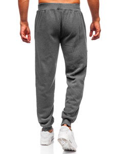 Ανθρακί ανδρικό joggers φόρμα Bolf MS002