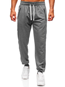 Ανθρακί παντελόνια ανδρικά joggers φόρμας Bolf JX6355