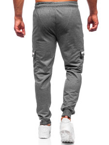 Ανθρακί cargo παντελόνια jogger ανδρικά Bolf JX5063