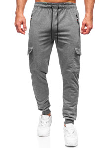 Ανθρακί cargo παντελόνια jogger ανδρικά Bolf JX5065