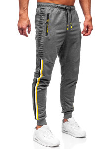 Ανθρακί jogger αθλητικά παντελόνια ανδρικά Bolf K10329