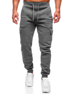 Γκρι cargo παντελόνια jogger ανδρικά Bolf JX8709