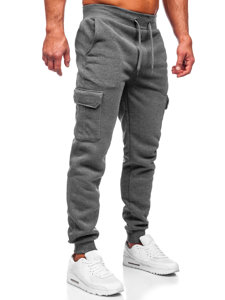 Γκρι cargo παντελόνια jogger ανδρικά Bolf JX8709