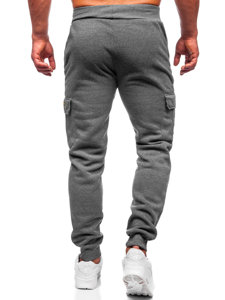 Γκρι cargo παντελόνια jogger ανδρικά Bolf JX8709