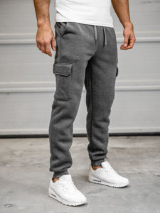 Γκρι cargo παντελόνια jogger ανδρικά Bolf JX8709