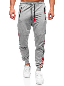 Γκρι jogger αθλητικά παντελόνια ανδρικά Bolf K10329