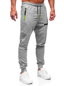 Γκρι jogger αθλητικά παντελόνια ανδρικά Bolf K10353