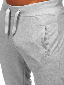 Γκρι jogger αθλητικά παντελόνια ανδρικά Bolf XW02