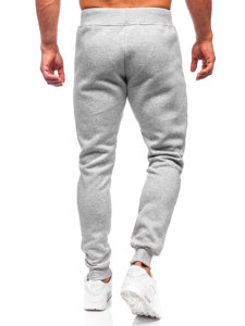 Γκρι jogger αθλητικά παντελόνια ανδρικά Bolf XW06