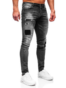 Γραφίτη ανδρικό τζιν παντελόνι  slim fit Bolf MP0031G