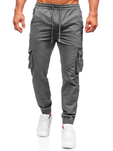 Γραφίτη παντελόνι jogger cargo ανδρικό Bolf MP0181MV