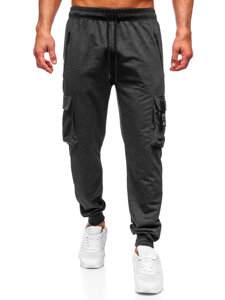 Γραφίτη cargo ανδρικό παντελόνι jogger φόρμας Bolf JX6362