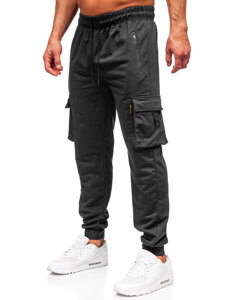 Γραφίτη cargo ανδρικό παντελόνι jogger φόρμας Bolf JX6363