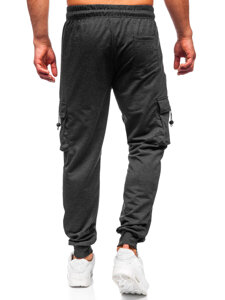 Γραφίτη cargo ανδρικό παντελόνι jogger φόρμας Bolf JX6363