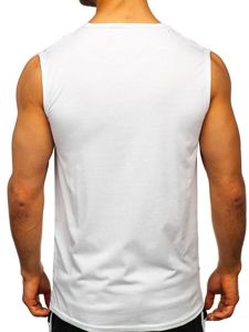 Λευκο T-shirt ανδρικο με εκτυπωση Bolf SS11081