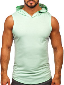 Μέντα tank top με στάμπα Bolf B2537