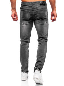 Μαύρα ανδρικά τζιν παντελόνια slim fit Bolf MP0174GS