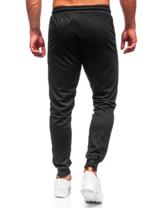 Μαύρα jogger αθλητικά παντελόνια ανδρικά Bolf K10338