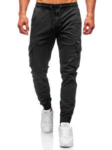 Μαύρα jogger cargo ανδρικά Bolf CT6702S0