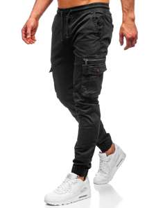 Μαύρα jogger cargo ανδρικά Bolf CT6702S0