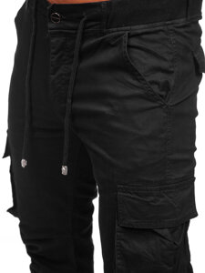 Μαύρα jogger cargo ανδρικά Bolf MP0208N