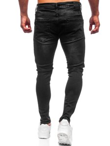 Μαύρο ανδρικά τζιν παντελόνια skinny fit Bolf R923