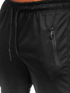 Μαύρο ανδρικό παντελόνι jogger φόρμας Bolf JX6103