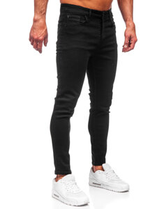 Μαύρο ανδρικό τζιν παντελόνι slim fit Bolf 6087