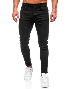 Μαύρο ανδρικό τζιν παντελόνι slim fit Bolf 6087