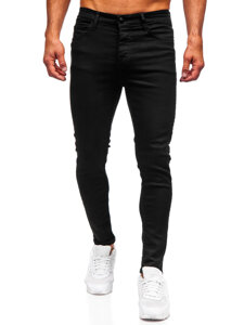 Μαύρο ανδρικό τζιν παντελόνι slim fit Bolf 6103