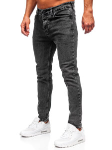 Μαύρο ανδρικό τζιν slim fit Bolf 6519