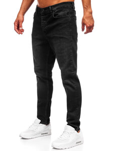 Μαύρο ανδρικό τζιν slim fit Bolf 6588