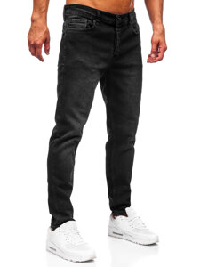 Μαύρο ανδρικό τζιν slim fit Bolf 6588