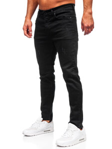 Μαύρο ανδρικό τζιν slim fit Bolf 6675