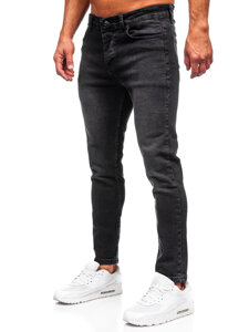 Μαύρο ανδρικό τζιν slim fit Bolf 6687