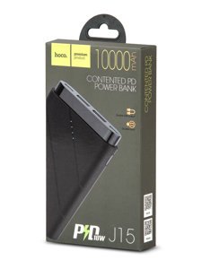 Μαύρο power bank 10000mAh J15