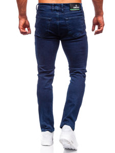 Μπλε μαρέν ανδρικό τζιν παντελόνι slim fit Bolf 5066