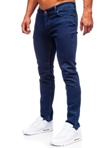 Μπλε μαρέν ανδρικό τζιν παντελόνι slim fit Bolf 5066