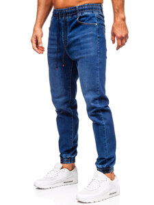 Μπλε τζιν παντελόνια joggers ανδρικά Bolf 8169