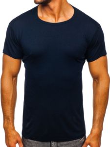 Μπλε t-shirt ανδρικό χωρίς στάμπα Bolf NB003