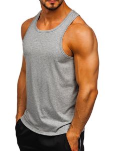 Μπλουζακι tank top χωρις εκτυπωση γκρι Bolf 99002