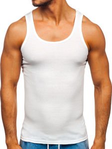 Μπλουζακι tank top χωρις εκτυπωση λευκο Bolf NB002