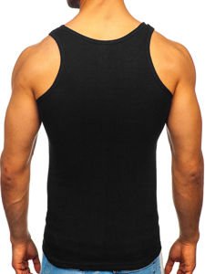 Μπλουζακι tank top χωρις εκτυπωση μαυρο Bolf NB002