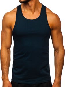 Μπλουζακι tank top χωρις εκτυπωση ναυτικο μπλε Bolf 99002