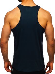 Μπλουζακι tank top χωρις εκτυπωση ναυτικο μπλε Bolf 99002