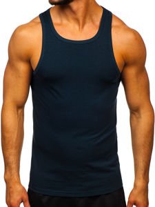 Μπλουζακι tank top χωρις εκτυπωση ναυτικο μπλε Bolf 99003