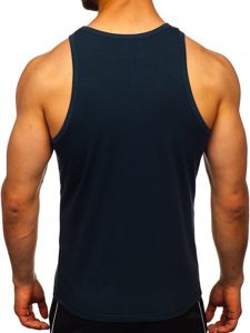 Μπλουζακι tank top χωρις εκτυπωση ναυτικο μπλε Bolf 99003