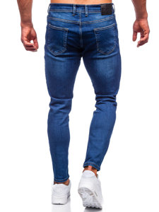 Ναυτικο μπλε παντελονι τζιν ανδρικο slim fit Bolf R921