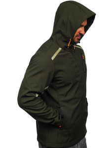 Χακί ανδρικό μπουφάν softshell Bolf HSS037