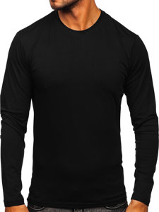 Longsleeve ανδρικο χωρις εκτυπωση μαυρο Bolf 1209